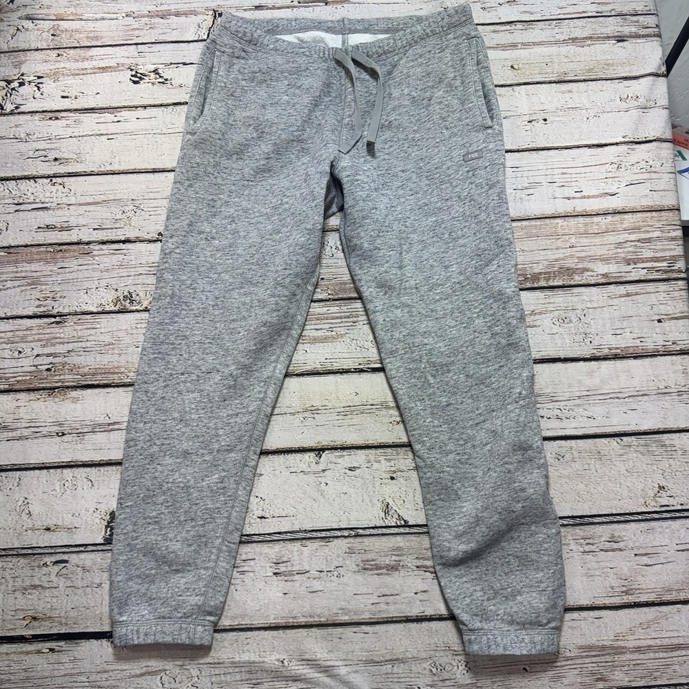 Figs Gray Fleece Jogger Sweatpants Joggers Scrubs Nurse Doctor Hospital Soft